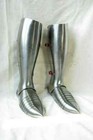 Medieval Leg Armor Steel Warrior Larp Greaves Knight Armor Sabatons cosplay SCA