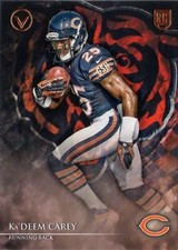 2014 Topps Valor #122 Ka'Deem Carey RC Chicago Bears