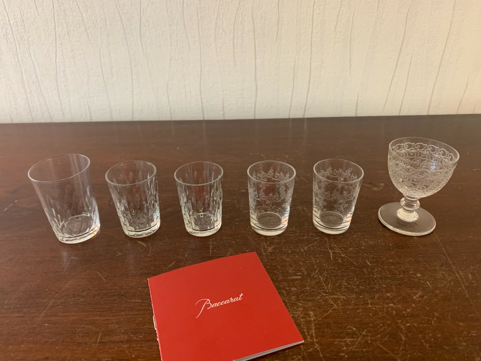 Set Of 6 Baccarat Crystal Glasses (Price Of The Set)