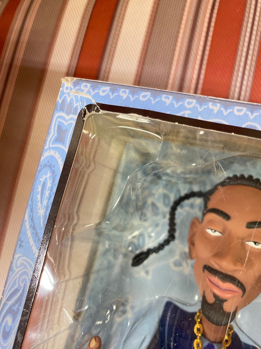 VERY RARE SNOOP DOGG VINYL FIGURE BLUE STRIPED SUIT VITAL TOYS