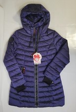 Canada Weather Gear Women Puffer Coat Blue Indigo Brand New With Tags Size S
