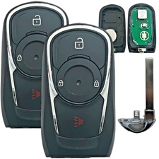 2 UNLOCKED FOR 2017-2021 Buick Encore 3 Button Smart Key Remote HYQ4AA 13532390