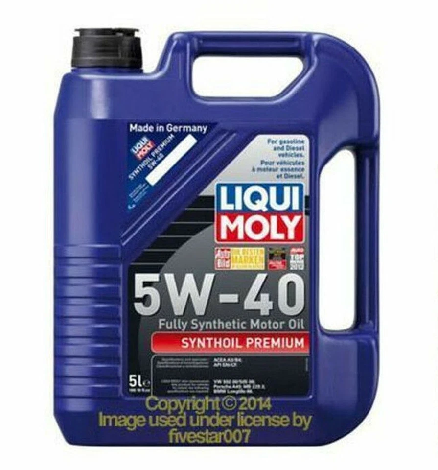 Óleo de motor diesel gasolina sintética 7 LITROS SYNTHOIL PREMIUM 5W40 para Mercedes - Imagem 2 de 3