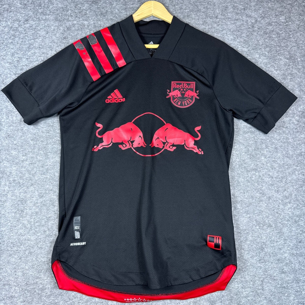 MLS NewYork RedBulls adidas ユニフォーム mens-adidas-luquinhas-black-