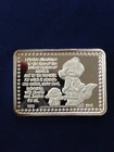 1977 Hamilton Mint Pledge of Allegiance HAM-32 Silver Art Bar P1282