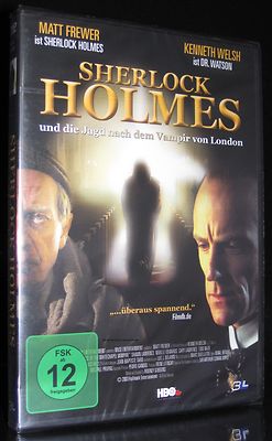 DVD SHERLOCK HOLMES UND DIE JAGD NACH DEM VAMPIR VON LONDON - MATT FREWER * NEU
