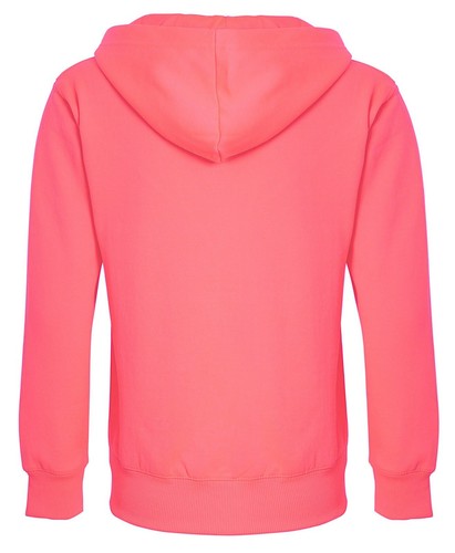 NEW KIDS CHILDREN GIRLS BOYS ZIP UP PLAIN HOODIE JACKET HOODED ZIPPER SWEATSHIRT - Picture 24 of 35