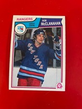 1983-84 O-Pee-Chee hockey OPC #251 Rob McClanahan - New York Rangers NRMT