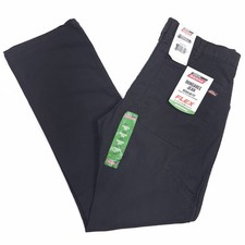 Dickies Mens Flex Dungaree Jeans Regular Fit Black Straight Leg Stretch Sz 34x32