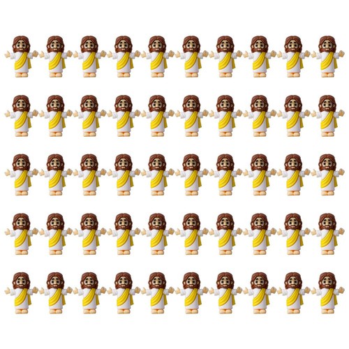 50 Pcs Mini Jesus Figures Little Christ Figures Christ Toys to Hide and Seek Sun - Picture 25 of 28