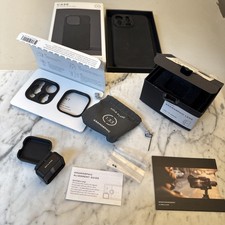 MOMENT Gold Flare 1.33x M Series  Anamorphic Lens With iPhone 15 Case Lens Mount