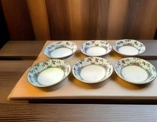 Springtime by Booths of England - Antique Fruit/Dessert Bowls - Set of 6
