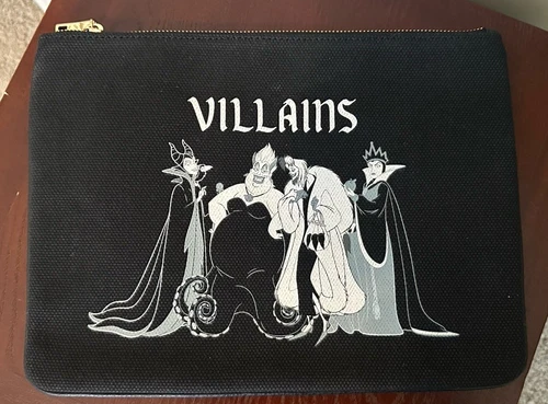 Coach X Disney Pochette Grande 30 Con Motivo Cattivi CC830 Nuova Con Etichetta