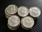 Lot Of 50 /1968.  40% Silver Kennedy Half Dollars