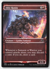 MTG - Akki Ronin #319 - Regular - NEO Kamigawa: Neon Dynasty