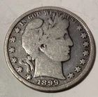 1899 Barber Liberty Head Half Dollar 50C Silver Business Strike Philadelphia