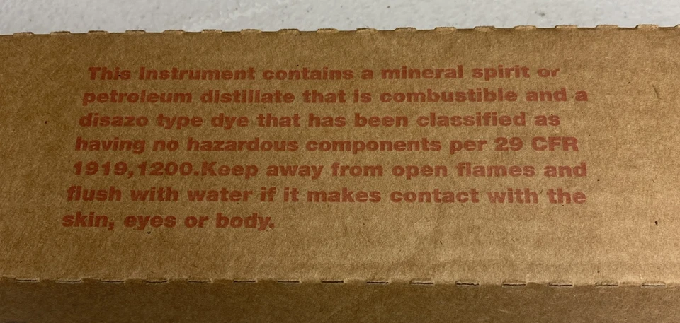 WGTC Weksler Termómetro de Vidrio Termómetro Industrial AS5H942 9” Estuche 31/2 Vástago Foto 4 de 4