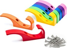 Heavy Duty Hooks Hanging Coats Jackets Backpacks Baseball Hats Wall Mounted