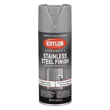 Krylon K02400777 Spray Paint, Silver Metallic, Stainless Steel, Solvent, 11 Oz