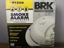 First Alert BRK SC9120B Smoke Co Alarm AC Powered Battery Backup