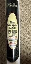 M.C.G textiles mesh for needlepoint canvas 18x20 blank 14 count