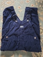 Oshkosh B Gosh Overalls 5T Toddlers Blue Corduroy