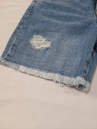 Cat & Jack Girls' Relaxed Midi Stretch Denim Shorts Size L (10/12) - Picture 9 of 10