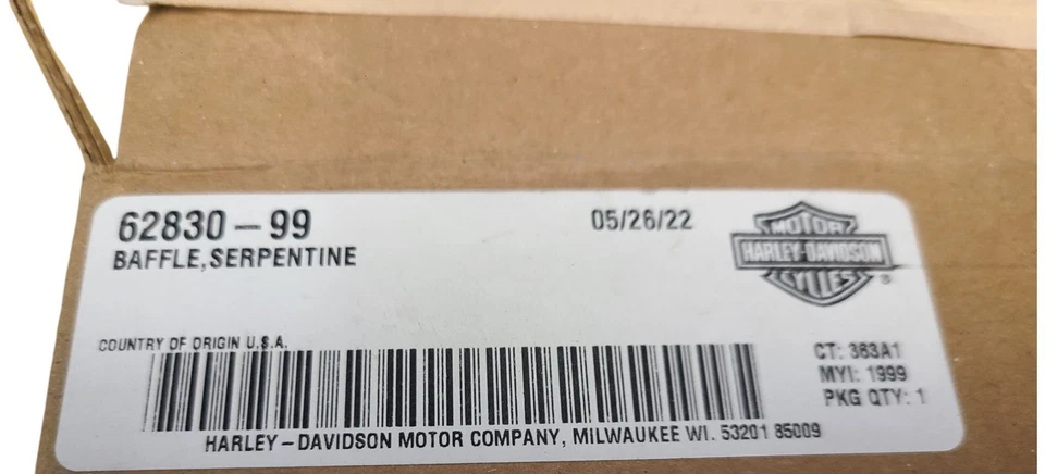 Harley Electra Glide Electra 62830-99 1987-2008 nuevo fabricante de equipos originales 62830-99 Foto 3 de 3