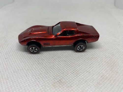 Hot Wheels Redline Custom Corvette Red US 1968 **Read** - Picture 4 of 8