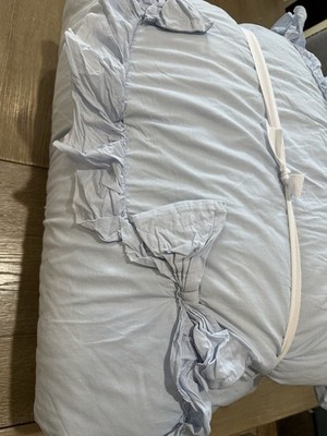 Couette Damas LoveShackFancy Garden - Taille Twin, Bleu, Excellent état D'occasion