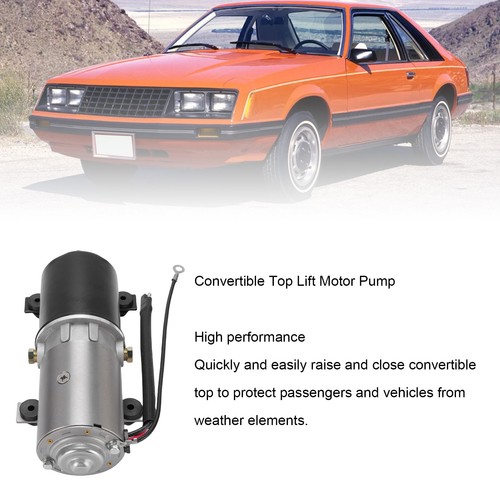 Convertible Top Lift Motor Pump PTM 2 Sensitive Steel Alloy Convertible Top - Picture 2 of 12