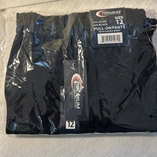 Boys Pull On Pants Premium Size 12 With Elastic Waist