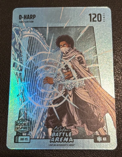 2026 Bo Jackson Battle Arena D-Harp Dylan Harper Blue Ice Battlefoil BBF-95