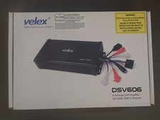 Velex DSV606G Marine DSP Amp 4-Kanal-Verstärker 4 x 100 Watt