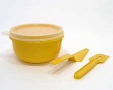 Tupperware Toys Kids Baking Replacement Bowl w/Lid Spatula Pie Server Utensils