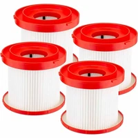 For Milwaukee 49-90-1900 Filter 4 Pack Dust Trap M18 M12 Wet Dry Vacuum Cleaner