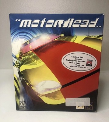 Motorhead PC Windows Big Box Brand New Sealed 1998 Vintage NOS RACING Game RARE