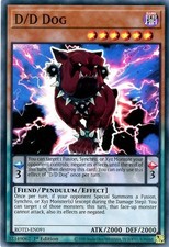 Yu-Gi-Oh TCG ROTD-DE091 SR D/D Hund Aufstieg des Duellanten