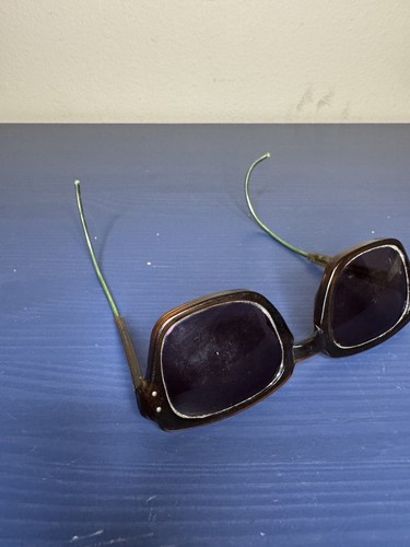 Vintage 1970s Romco Eyeglasses Frames Only Burnt Orange 4 3/4-6 3/4 HA 52-24 LO - Picture 8 of 13