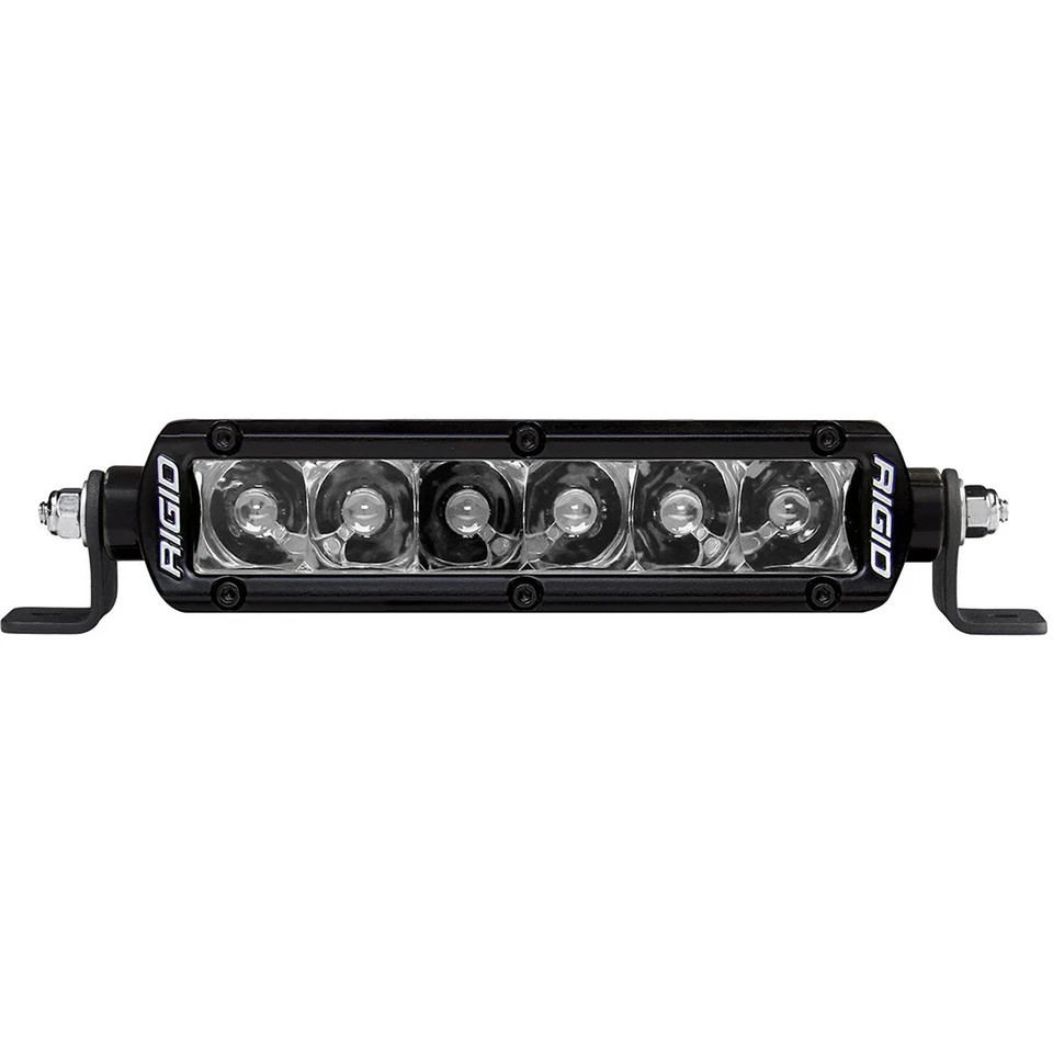Rigid 906213BLK SR-Series PRO 6 inch LED Spot Light Bar Black Aluminum Universal - Image 2 of 4