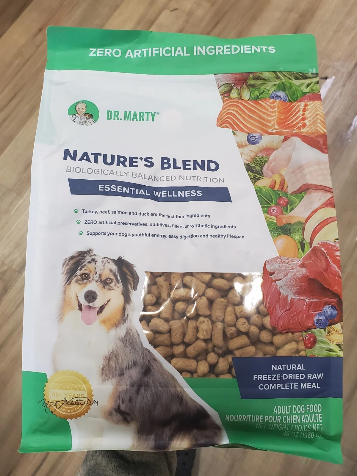 Dr. Marty Essential Wellness Freeze-Dried Dog Food (48oz)