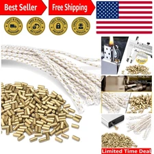 Universal 520pcs Lighter Flints & Wicks Replacement - Durable & Reliable