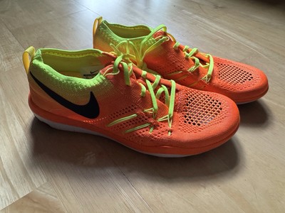 Nike Free Tr Focus Flyknit Damen Sneaker Orange EUR 38,5 ART 844817-800