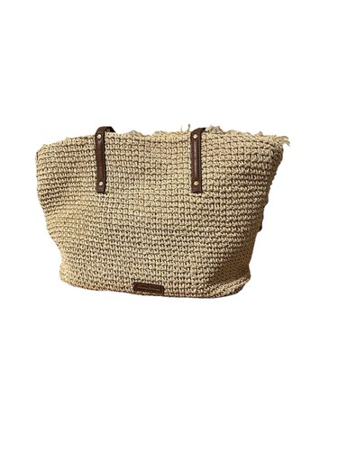Tommy Bahama mamma tote paglia ananas abbellimento estate spiaggia vacanza crociera - Foto 4 di 11