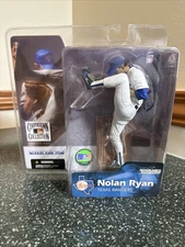 Nolan Ryan 2004 Series 1 McFarlane Toys MLB Texas Rangers Figure Imperfect Box