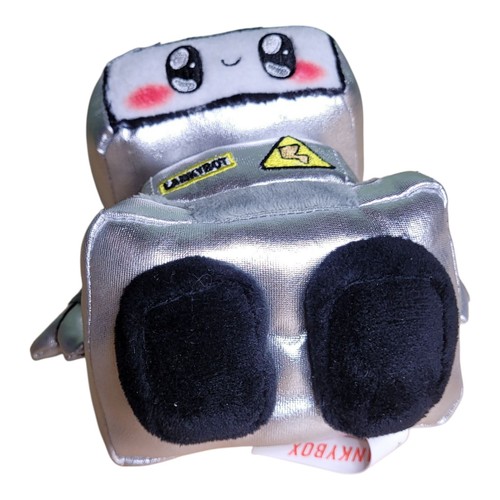 Lankybox Lankybot Plata Robot Peluche 7" Pulgadas Figura Lanky Box Pequeño - Imagen 5 de 7