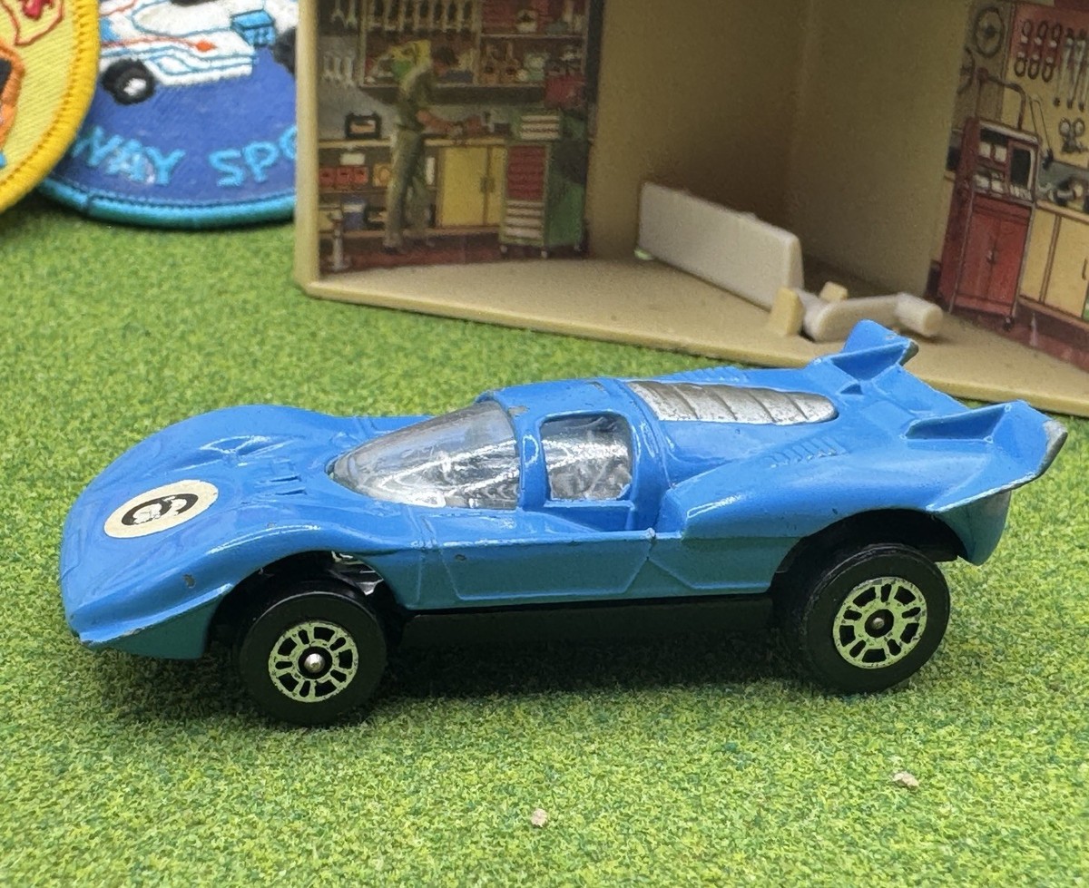 Corgi Juniors Ferrari 512S Growlers Blue Vintage Collectible Toy
