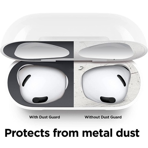 Seal Protection For Airpod 3 Metal Dust Proof Guard Sticker in Green - 第 3/11 張圖片