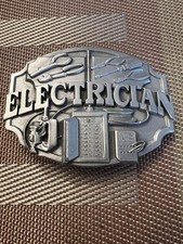 Vintage Siskiyou Electrician Belt Buckle