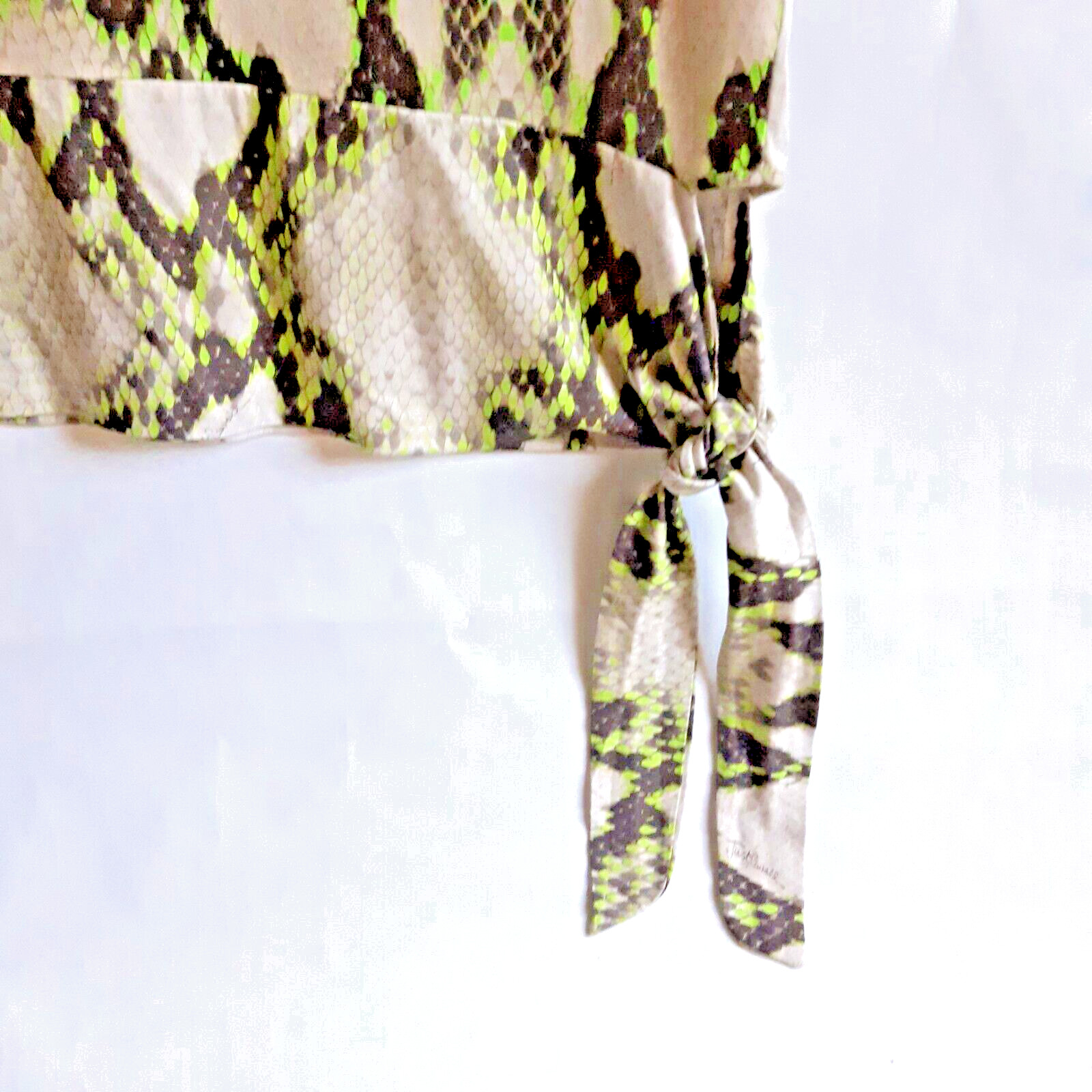 Authentic Just Cavalli Beachwear Top Python Print… - image 5